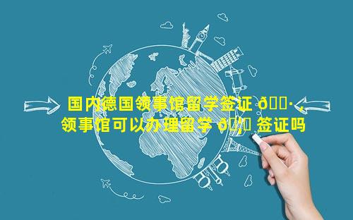 国内德国领事馆留学签证 🌷 ,领事馆可以办理留学 🦍 签证吗